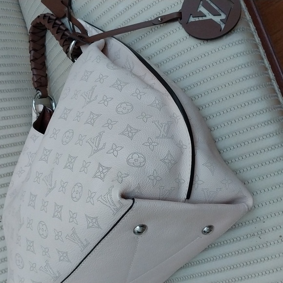 LOUIS VUITTON MONOGRAM CARMEL MAHINA HOBO SHOULDER BAG - Picture 10 of 13